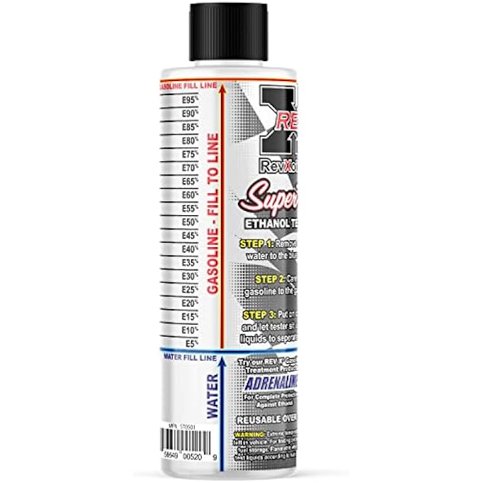 REV X SUPER TESTER FLEX FUEL ETHANOL E85 TO E10, E15, E20, E25 TEST KIT - Image 1